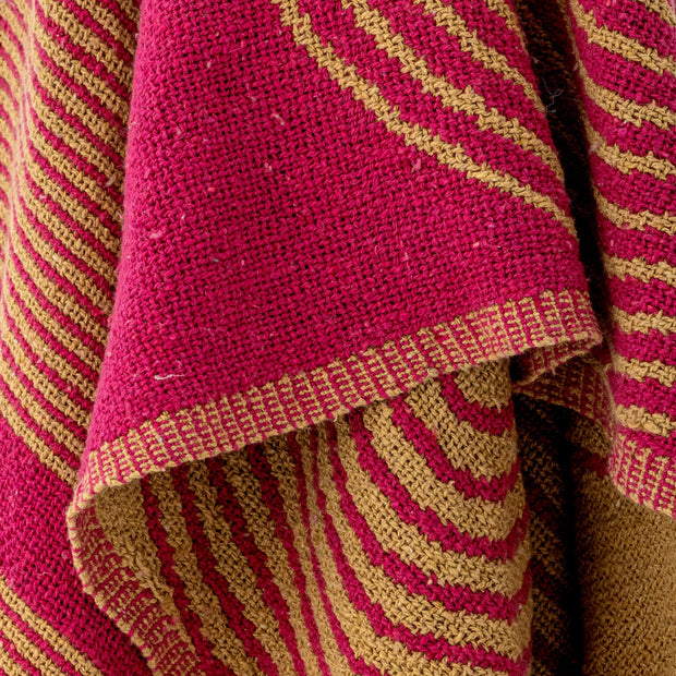 Patura decorativa din bumbac Tiffanie Roz, 160 x 130 cm (4)