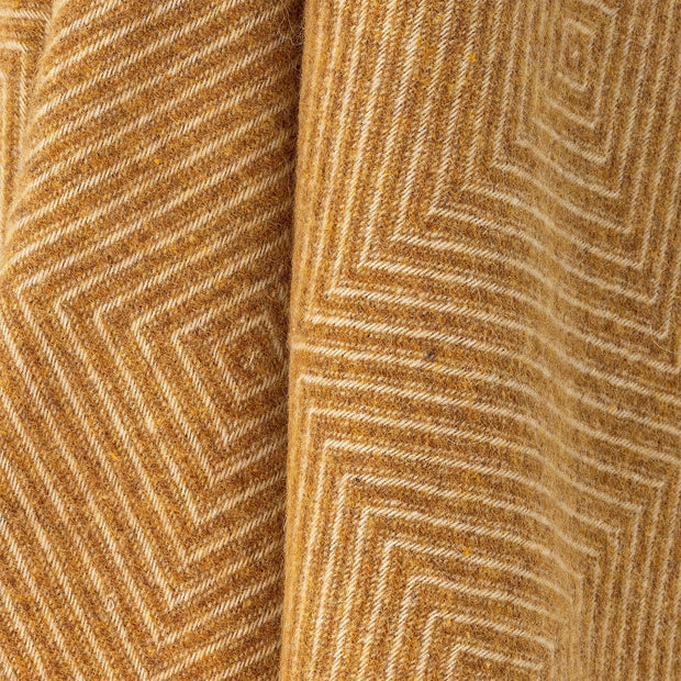 Patura decorativa din lana Hoshi Galben, 200 x 140 cm (1)