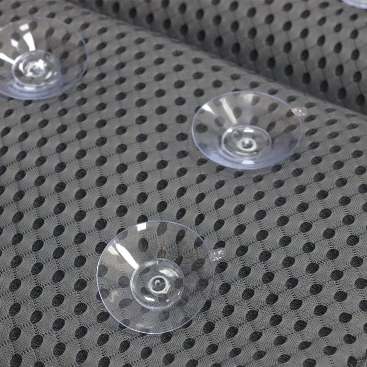 Perna de baie pentru cada, cu 6 ventuze de prindere, 4D Air Mesh Technology Gri, 35 x 35 cm (3)