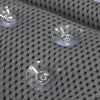 Perna de baie pentru cada, cu 6 ventuze de prindere, 4D Air Mesh Technology Gri, 35 x 35 cm (3)