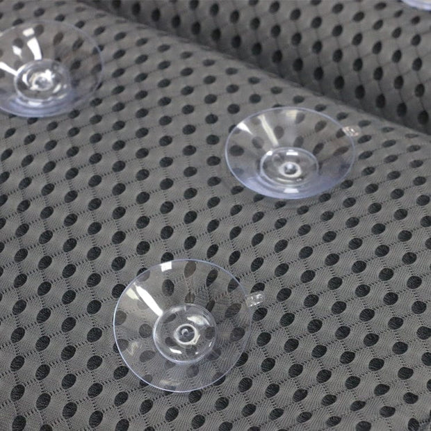 Perna de baie pentru cada, cu 6 ventuze de prindere, 4D Air Mesh Technology Gri, 35 x 35 cm (3)