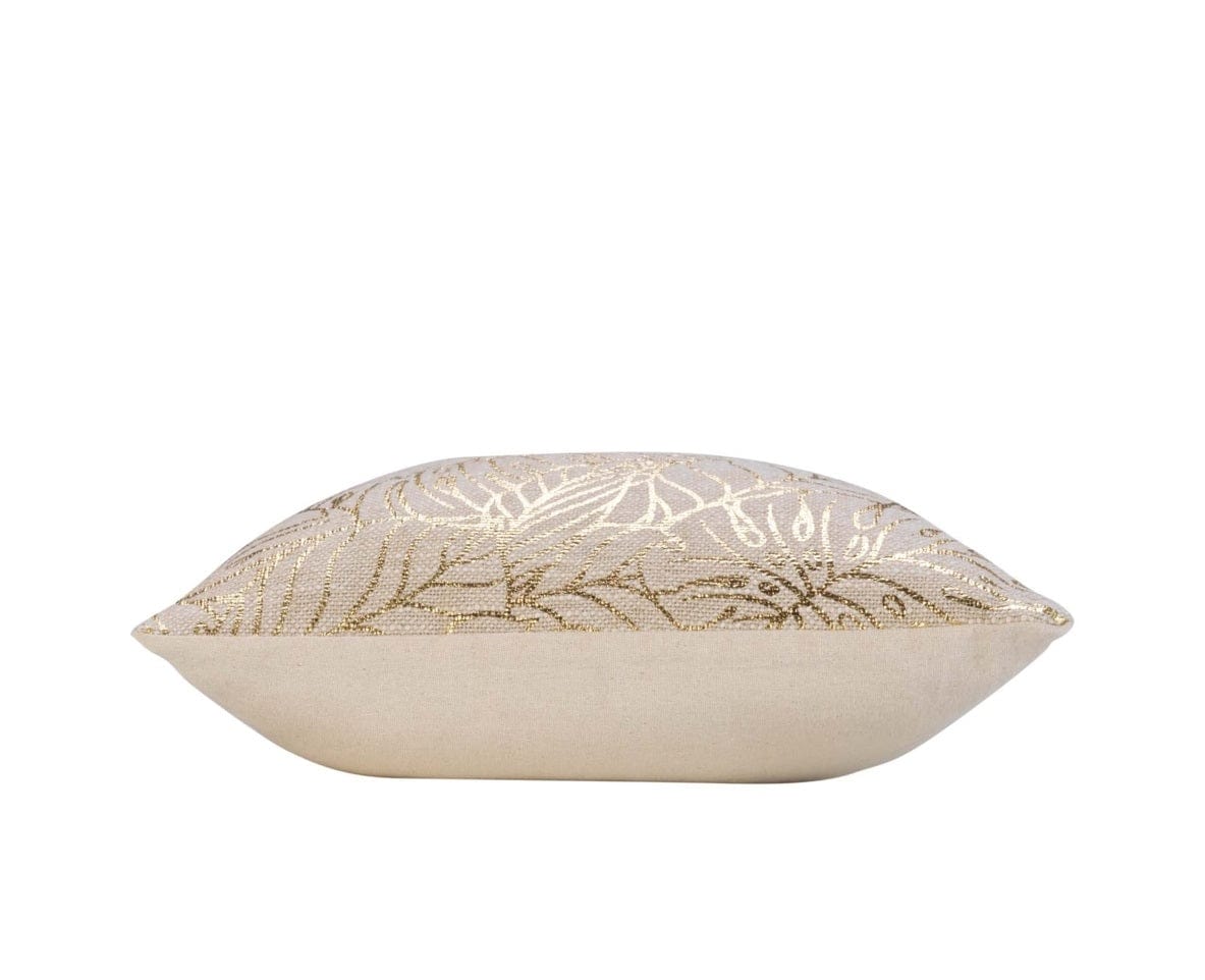 U10 Perna decorativa cu husa detasabila, Solea Auriu, 40 x 40 cm