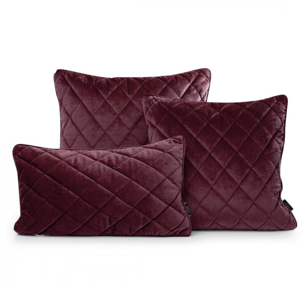 Perna decorativa cu husa detasabila, Velvet Burgundy, 30 x 50 cm (1)