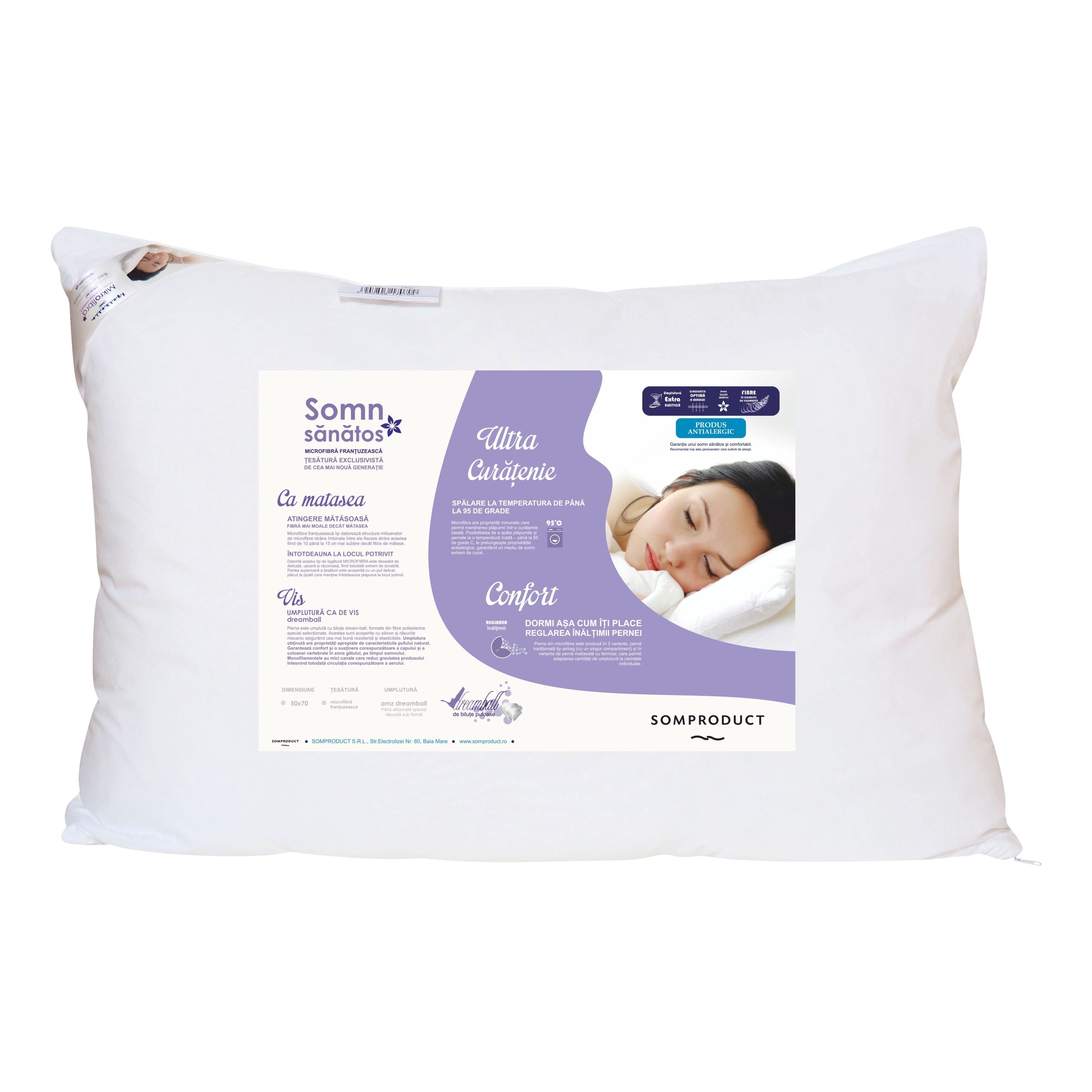 Perna microfibra cu umplutura Dreamball (2)