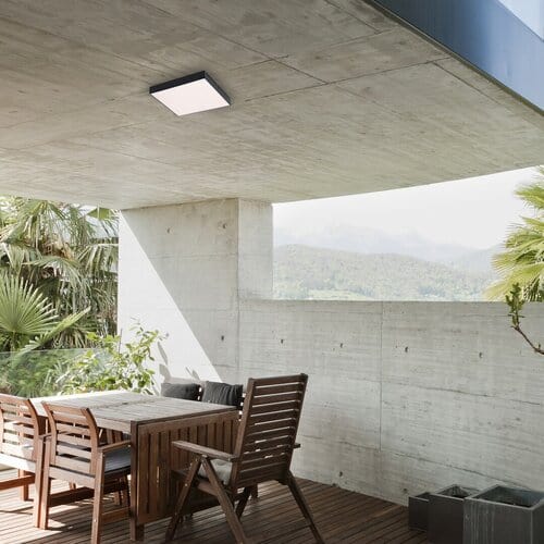 Plafoniera exterior Tartu 7900 Negru Mat / Alb (4)