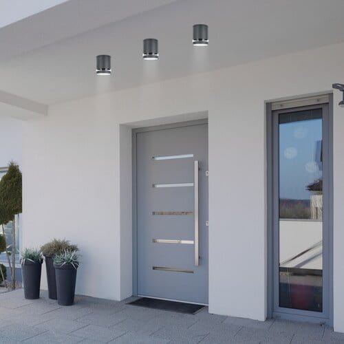 Plafoniera exterior Zombor 7817 Antracit / Transparent (3)