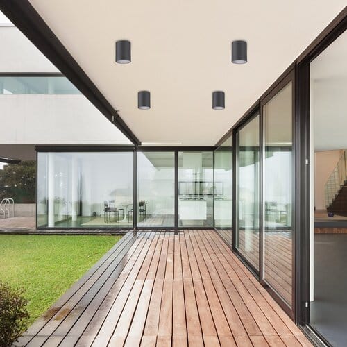 RabaLux Plafoniera exterior Zombor 7819 Antracit / Alb