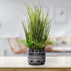 Decoking Planta artificiala in ghiveci, Grassy Verde / Antracit, H47 cm