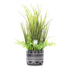 Planta artificiala in ghiveci, Grassy Verde / Antracit, H47 cm