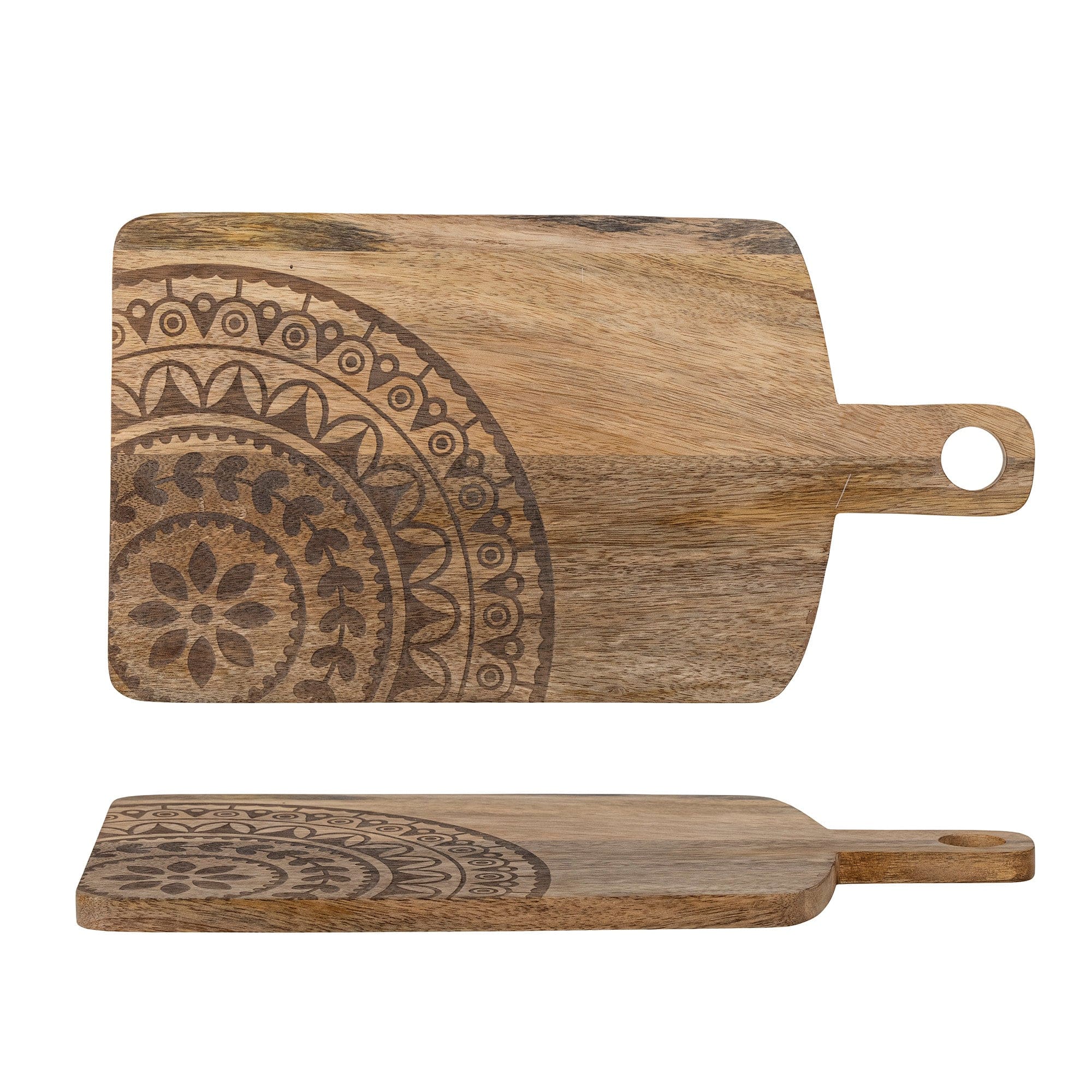 Bloomingville Platou servire din lemn de mango, Vanilla Natural, L43xl23xH1,5 cm