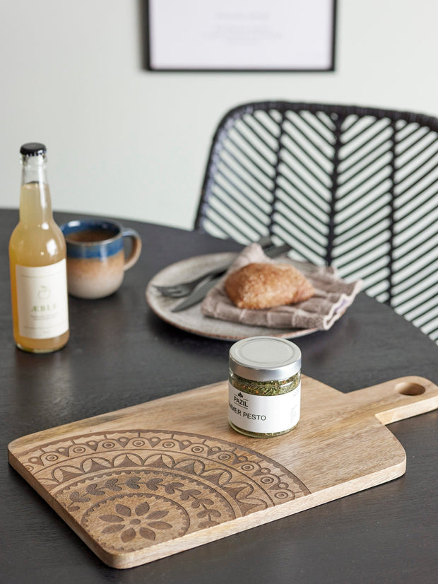 Bloomingville Platou servire din lemn de mango, Vanilla Natural, L43xl23xH1,5 cm