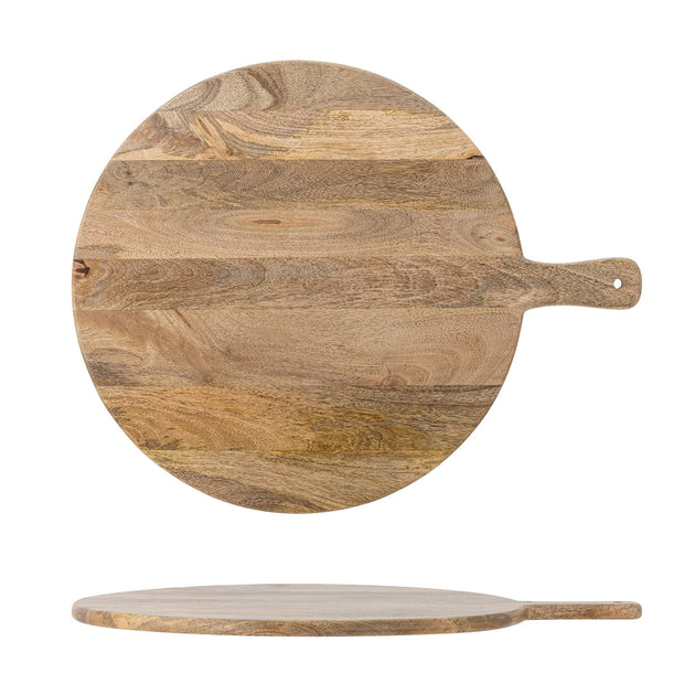 Bloomingville Platou servire pentru pizza, din lemn de mango, Kayse Natural, L58xl45xH1,5 cm