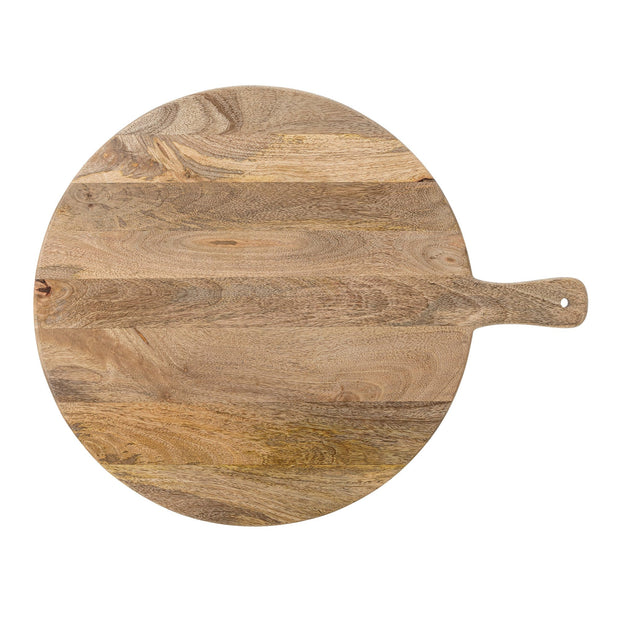 Bloomingville Platou servire pentru pizza, din lemn de mango, Kayse Natural, L58xl45xH1,5 cm