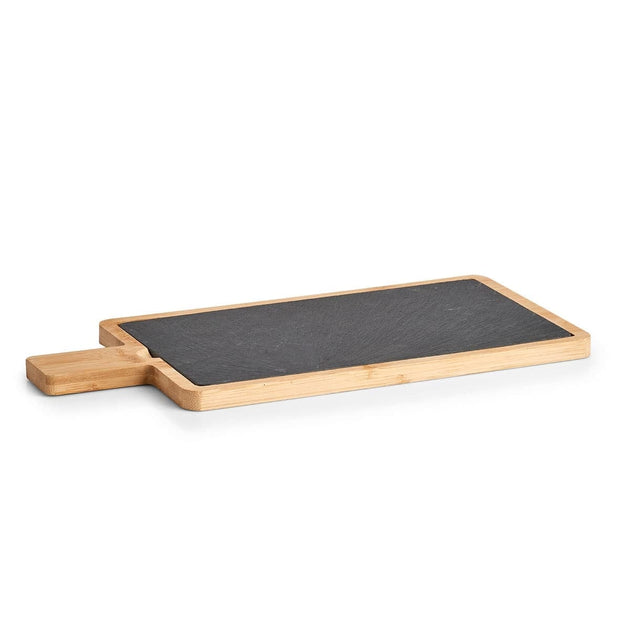 Platou servire, Slate Rectangle Grafit / Natural, L40xl19xH1,5 cm (1)
