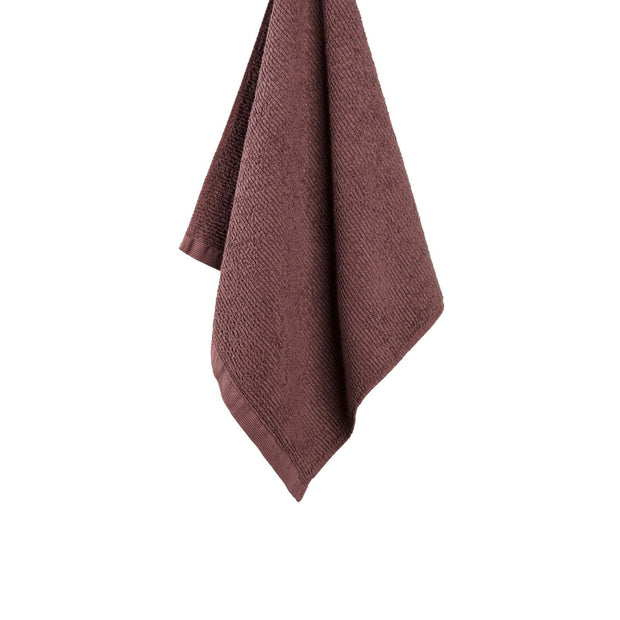 Prosop baie din bumbac, Ribbon Burgundy (2)