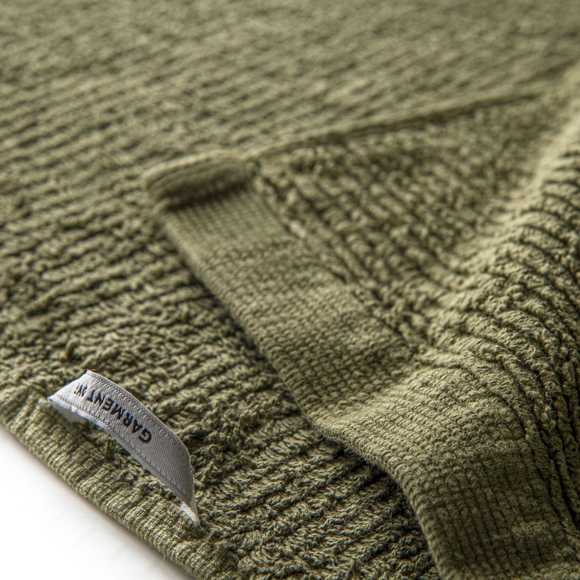 Prosop baie din bumbac, Ribbon Verde Olive (1)