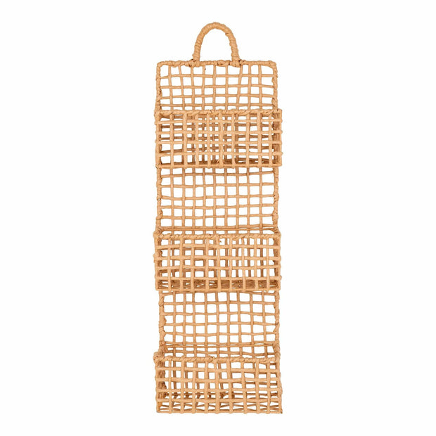 Raft suspendat din metal si hartie, Sines Natural, l35xA15xH60 cm (2)