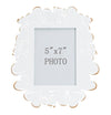 Rama foto decorativa din metal, Glamy Alb / Auriu, 25 x 27,7 cm (1)