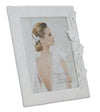 BFSummer Rama foto decorativa din rasina Shiny Bouquet Alb, 28,3 x 31,5 cm