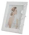 BFSummer Rama foto decorativa din rasina Shiny Bouquet Alb, 28,3 x 31,5 cm