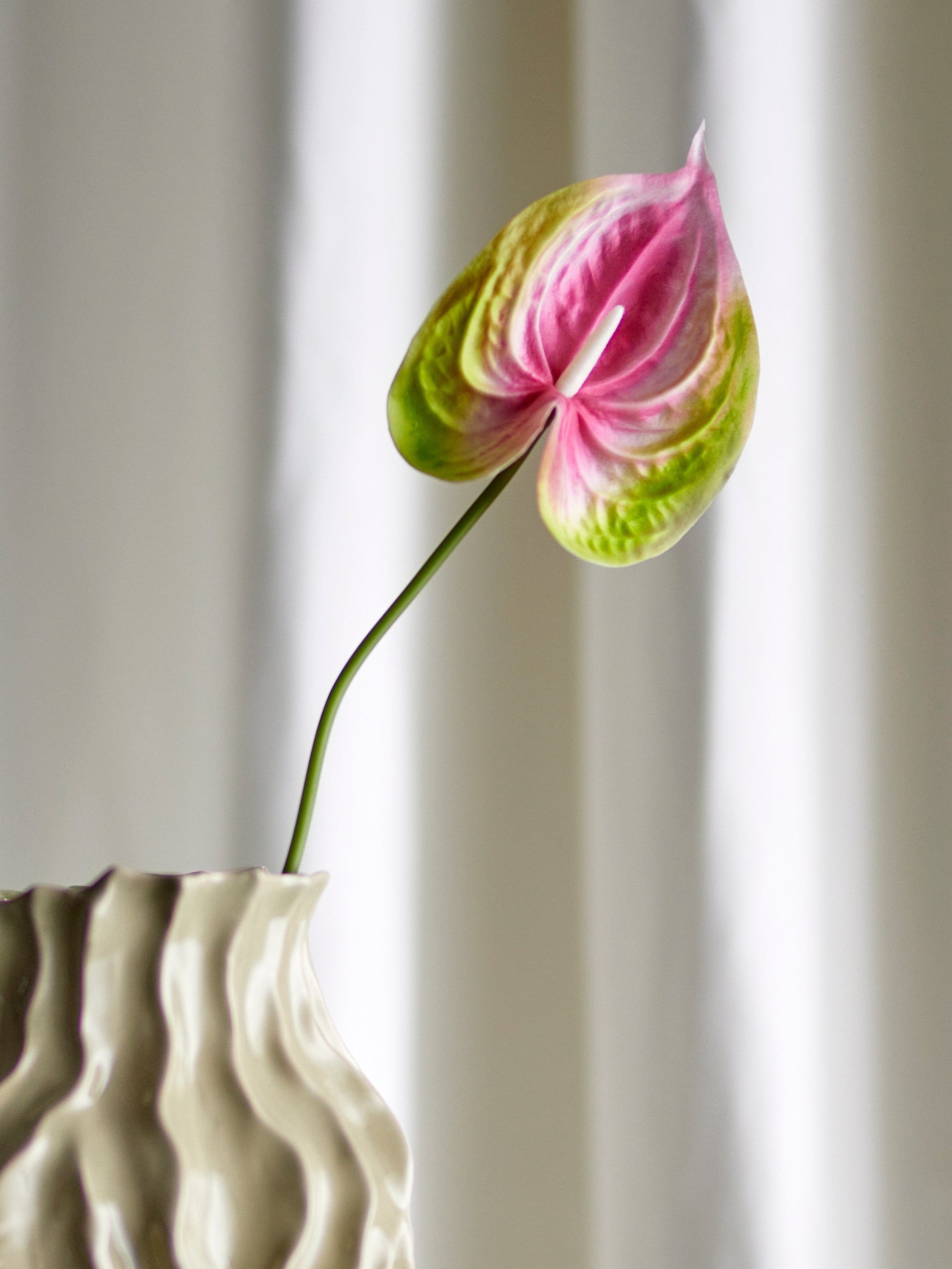 Ramura decorativa artificiala, Flamingo Roz, H57 cm (2)