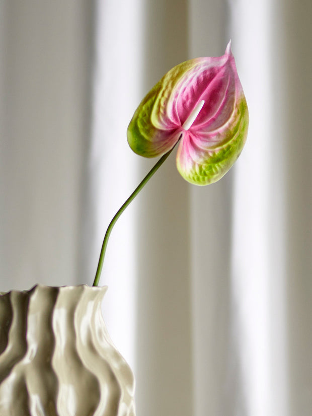 Ramura decorativa artificiala, Flamingo Roz, H57 cm (2)