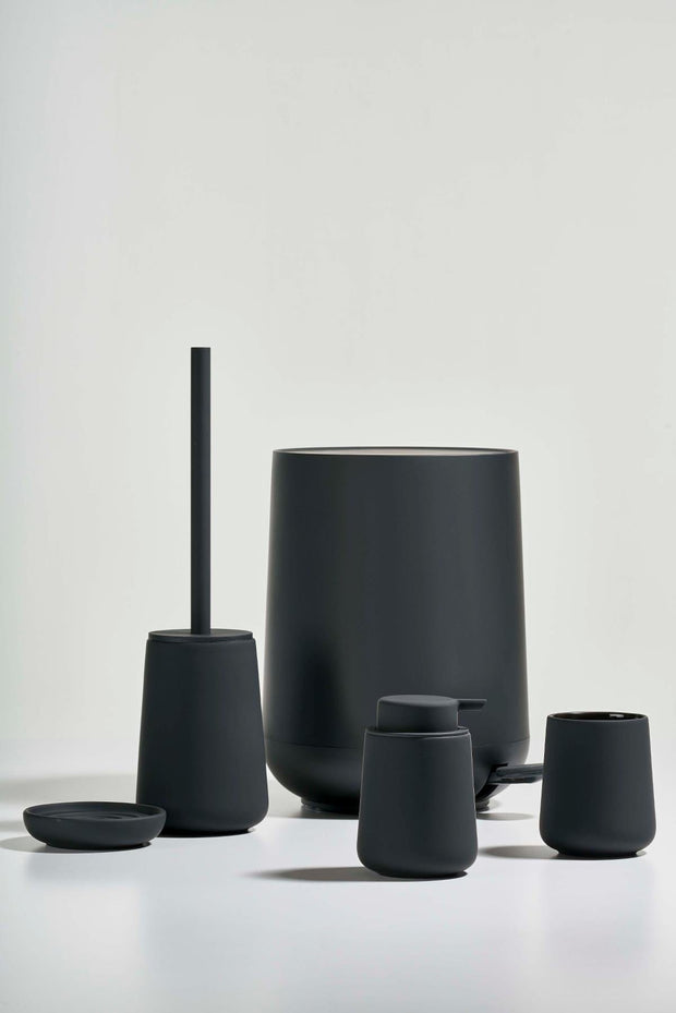 BFSummer Sapuniera din portelan Nova One, Ø11xH2,5 cm, Zone Denmark-Negru