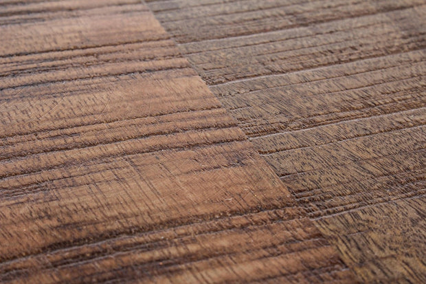 Scaun de bar din lemn si metal, Revolve Natural / Negru, Ø35xH48 cm (3)