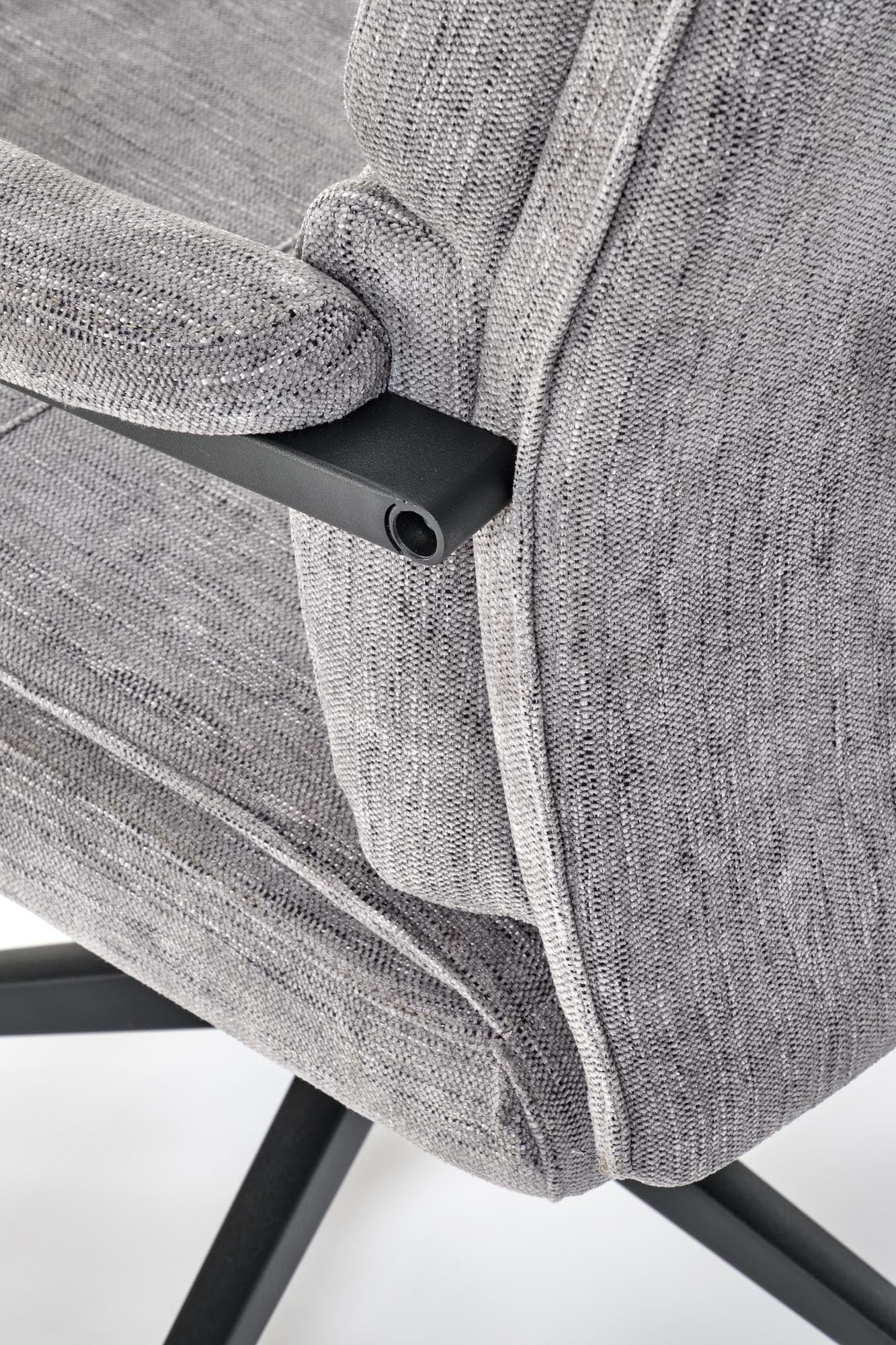 Scaun de birou directorial tapitat cu stofa, Adriano Gri, l65xA70xH104-110 cm (7)