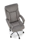 Scaun de birou directorial tapitat cu stofa, Helder 2 Gri, l66xA71xH113-120 cm (1)