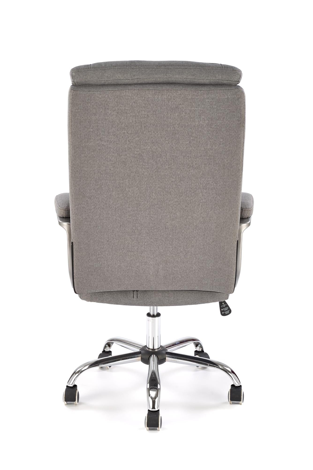 Scaun de birou directorial tapitat cu stofa, Helder 2 Gri, l66xA71xH113-120 cm (2)