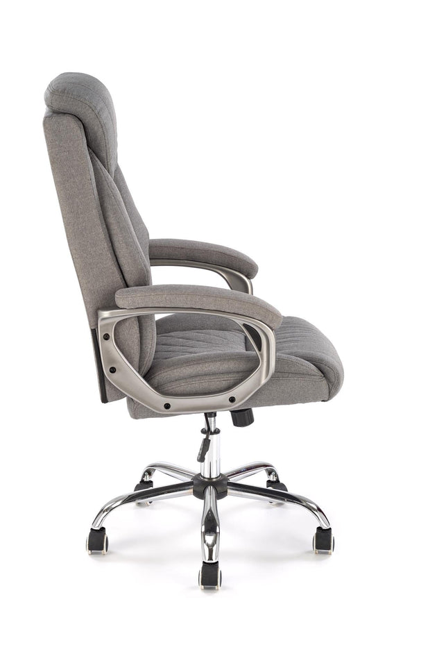 Scaun de birou directorial tapitat cu stofa, Helder 2 Gri, l66xA71xH113-120 cm (4)