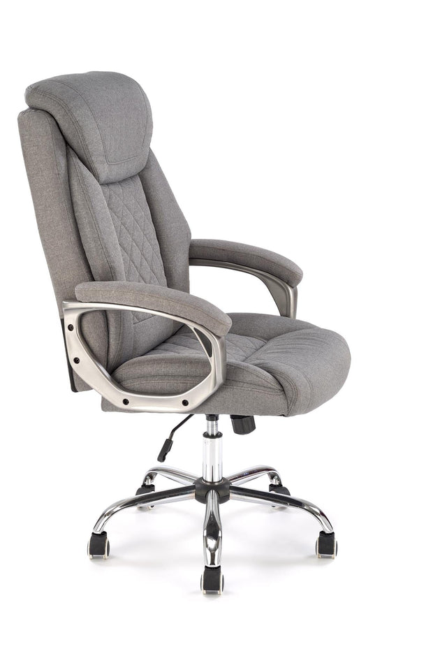 Scaun de birou directorial tapitat cu stofa, Helder 2 Gri, l66xA71xH113-120 cm (5)