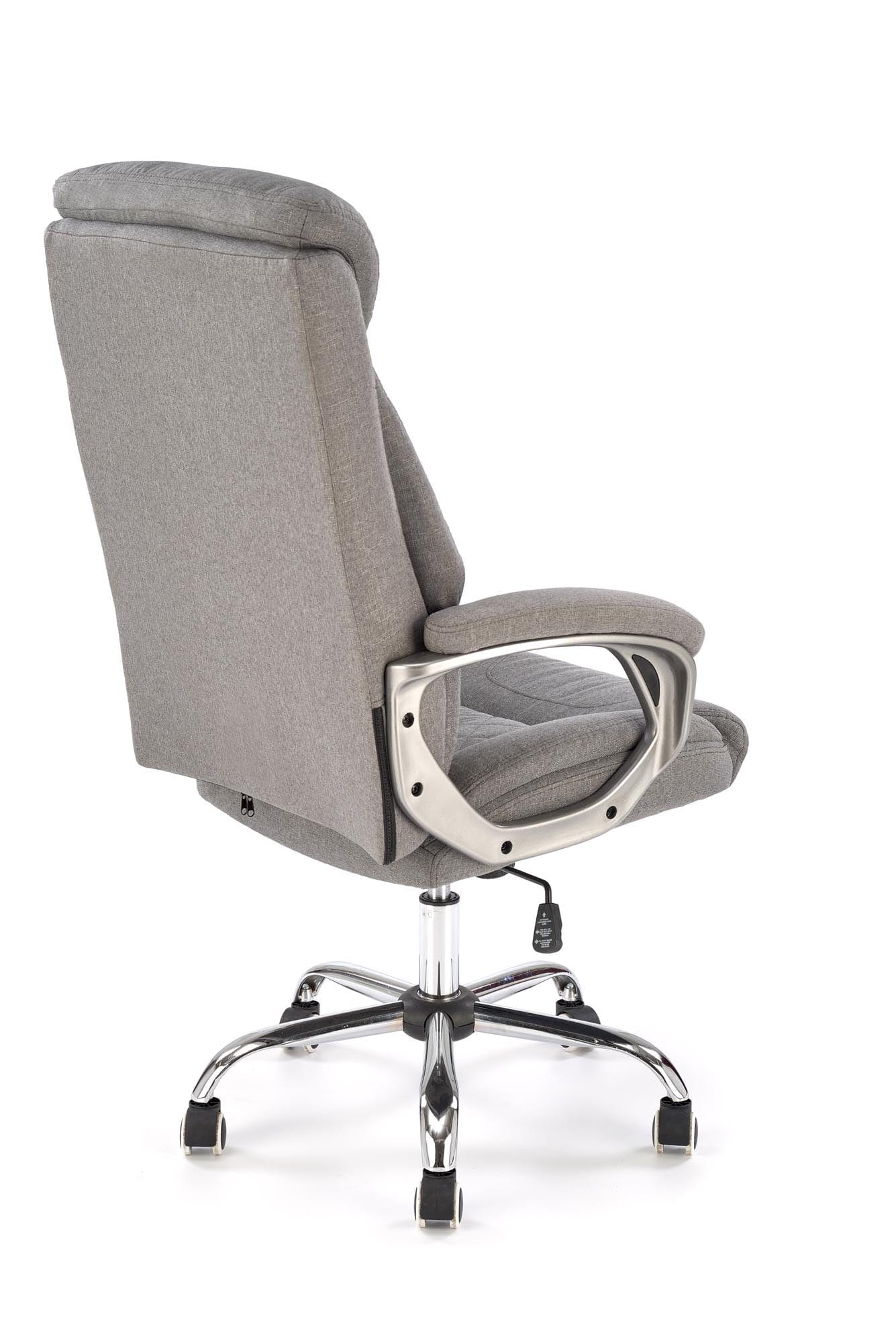 Scaun de birou directorial tapitat cu stofa, Helder 2 Gri, l66xA71xH113-120 cm (6)