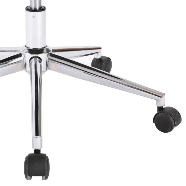 Scaun de birou tapitat cu piele ecologica, Wilson Alb, l67xA62xH80-87,5 cm (7)