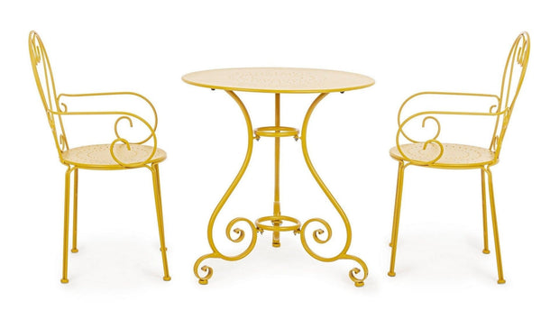 Scaun de gradina / terasa din metal Etienne, l49xA49xH89 cm (3)