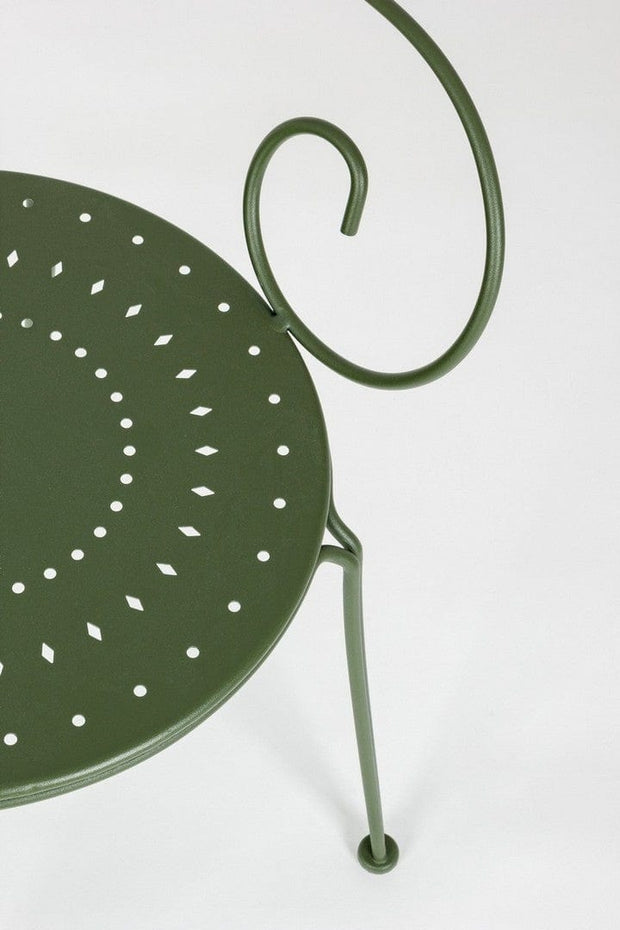 Scaun de gradina / terasa din metal Etienne, l49xA49xH89 cm (15)