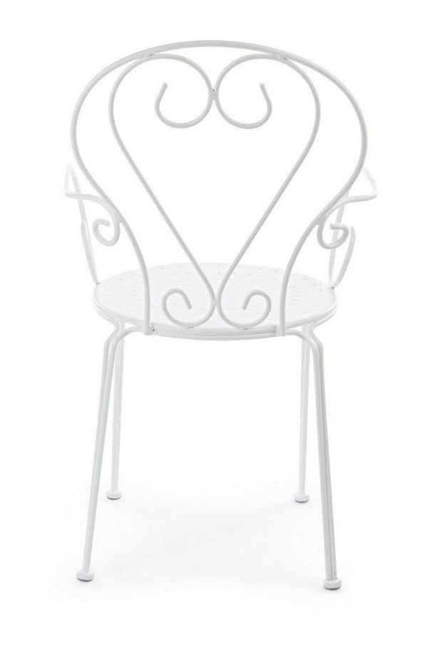 Scaun de gradina / terasa din metal Etienne, l49xA49xH89 cm (25)