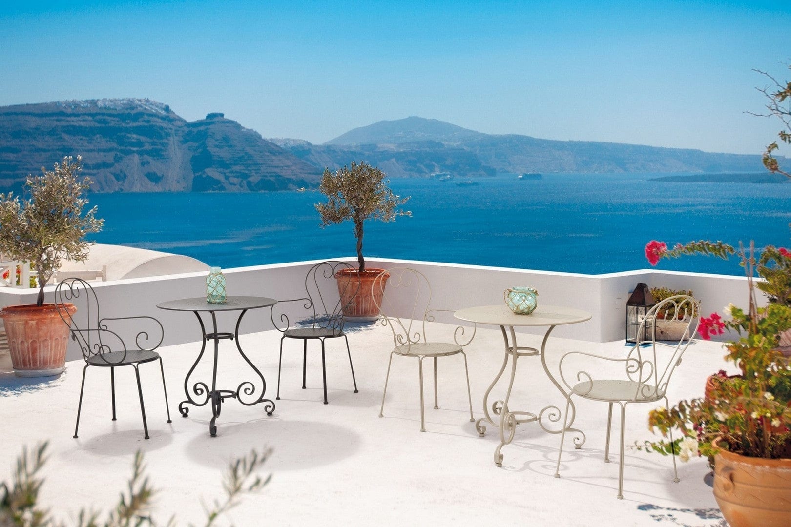 Scaun de gradina / terasa din metal Etienne, l49xA49xH89 cm (26)