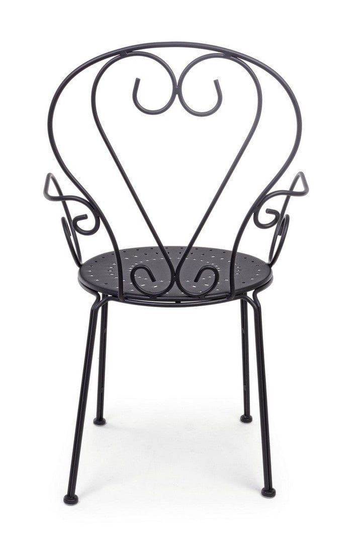 Scaun de gradina / terasa din metal Etienne, l49xA49xH89 cm (34)