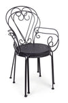 Scaun de gradina / terasa din metal Etienne, l49xA49xH89 cm (35)