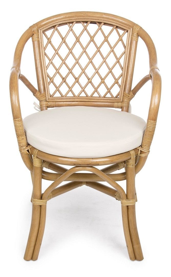 Scaun de gradina / terasa din ratan New Athina Natural, l54,5xA60xH80 cm (3)