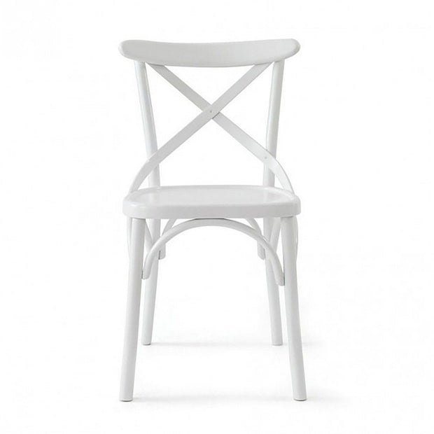 Asir Scaun din lemn, Albero 17 Alb, l42xA45xH89 cm