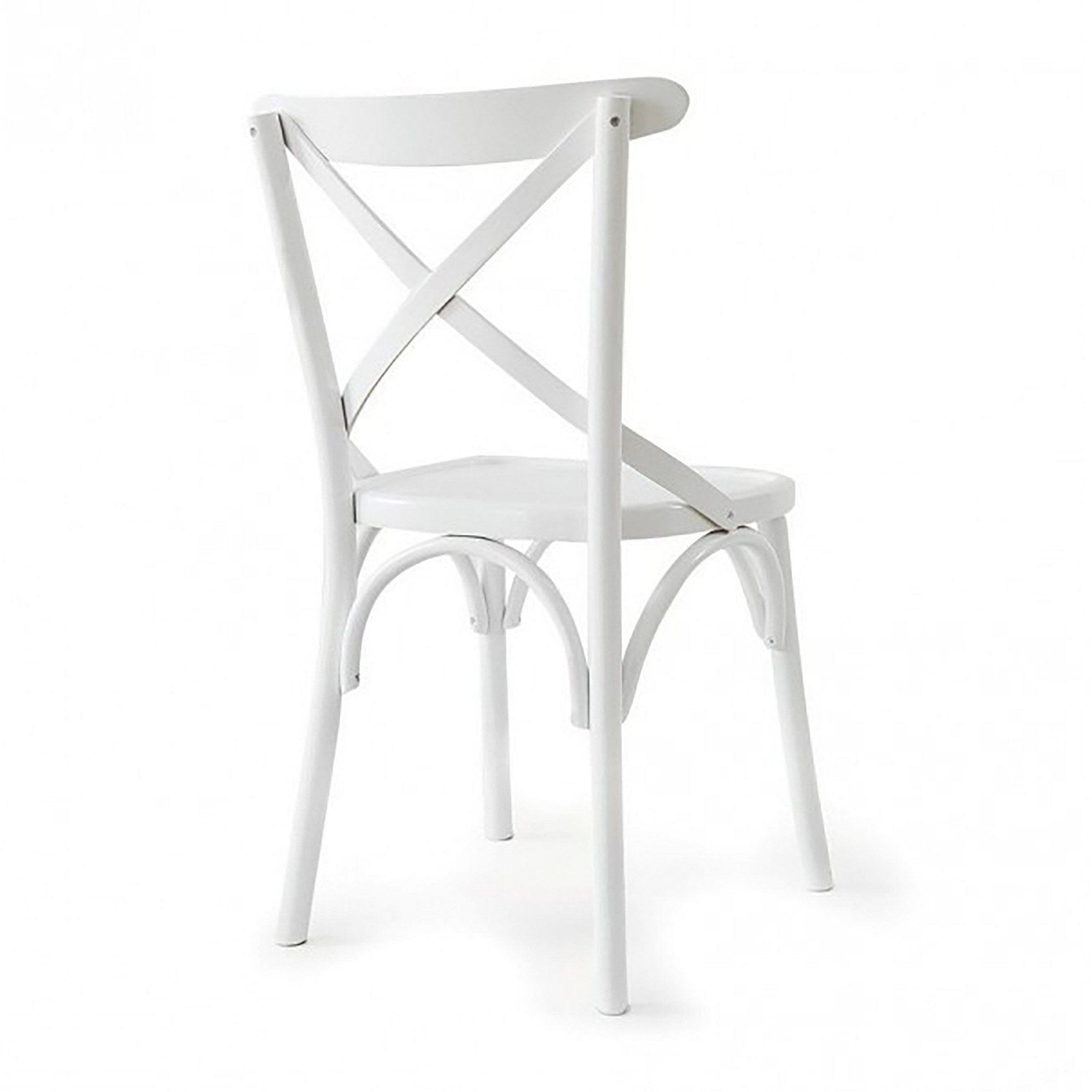 Asir Scaun din lemn, Albero 17 Alb, l42xA45xH89 cm