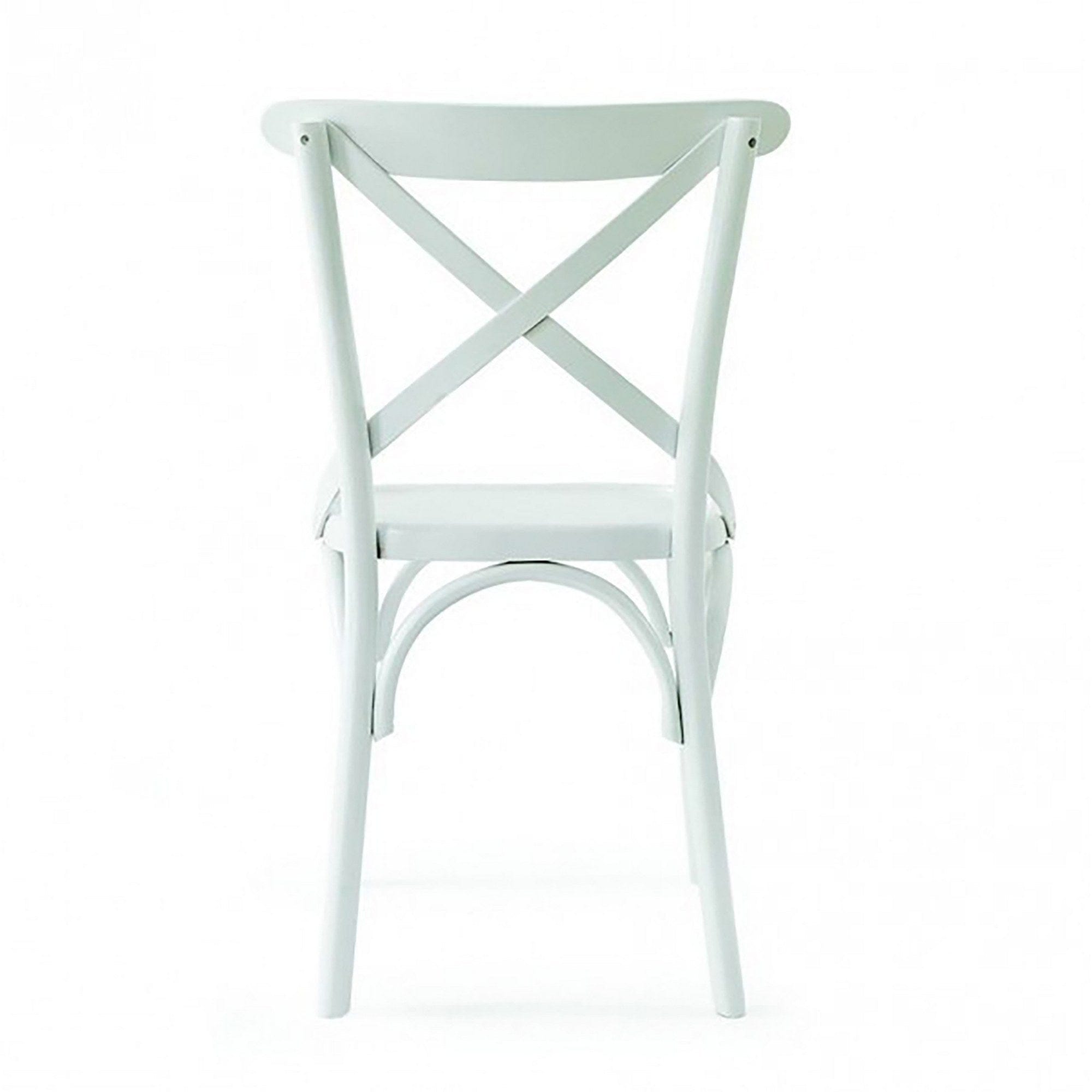 Asir Scaun din lemn, Albero 17 Alb, l42xA45xH89 cm