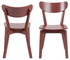 Actona Scaun din lemn, Roxby Caramiziu, l45xA55xH79,5 cm