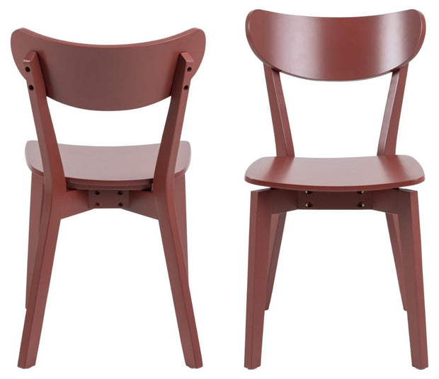 Actona Scaun din lemn, Roxby Caramiziu, l45xA55xH79,5 cm