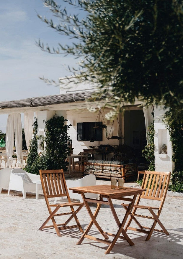 Scaun pliabil de gradina / terasa din lemn de salcam Mali Natural, l47,5xA60xH92 cm (1)