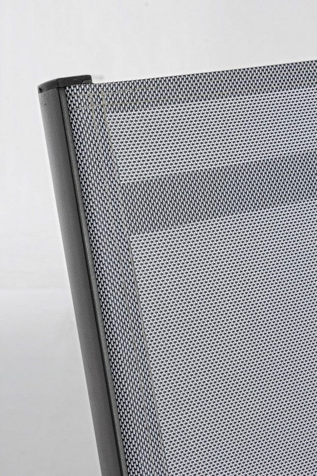 Scaun pliabil de gradina / terasa din metal Elin Gri / Antracit, l47xA57xH88 cm (5)