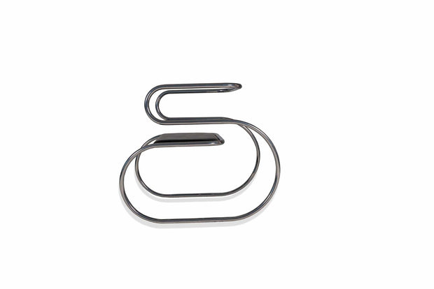 Asir Scaun tapitat cu piele ecologica si picioare metalice, Mea Negru / Crom, l57xA39xH44 cm